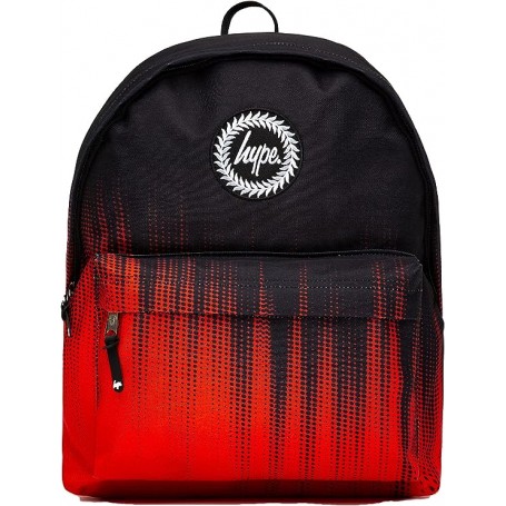 Hype - Red & Black Half Tone Fade Backpack